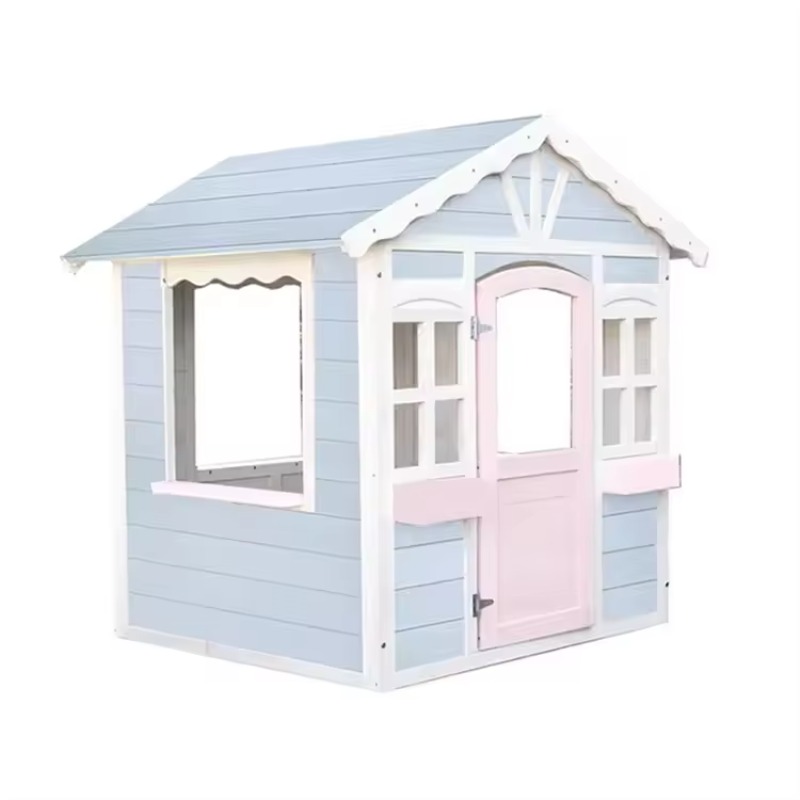 Kids Outdoor Wooden Playhouse - Çocuklar İçin Ahşap Oyun Evi, Çin