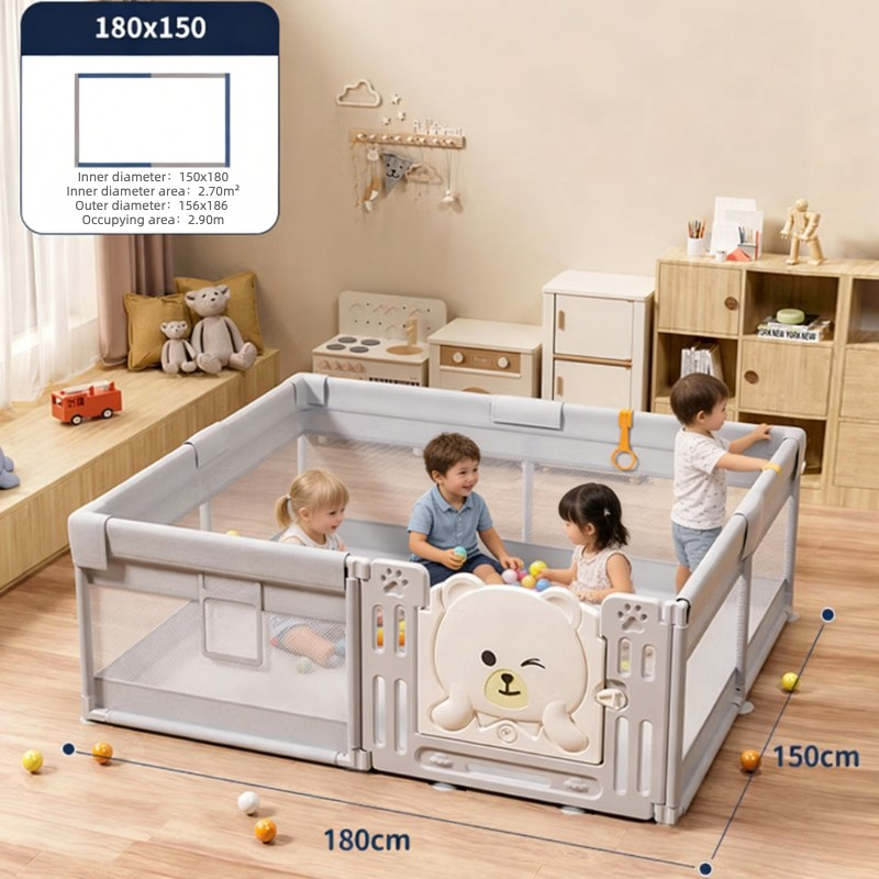 Kids Outdoor Fence - IMBABY 180x150cm Bebek Oyun Parkı Sevimli