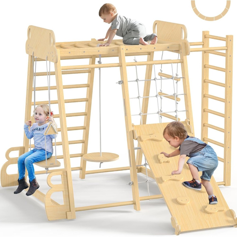Kids Outdoor Gym - 9'u 1 Arada Kapalı Oyun Alanı