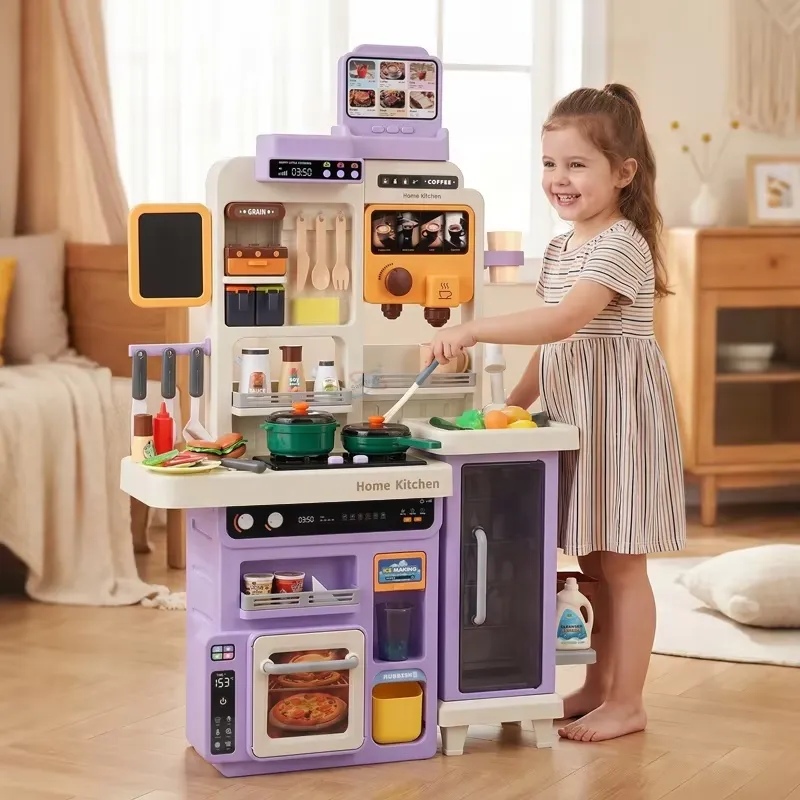 Kids Outdoor Kitchen Set - 90cm Büyük Çocuklar İçin Işıklı, Sesli,