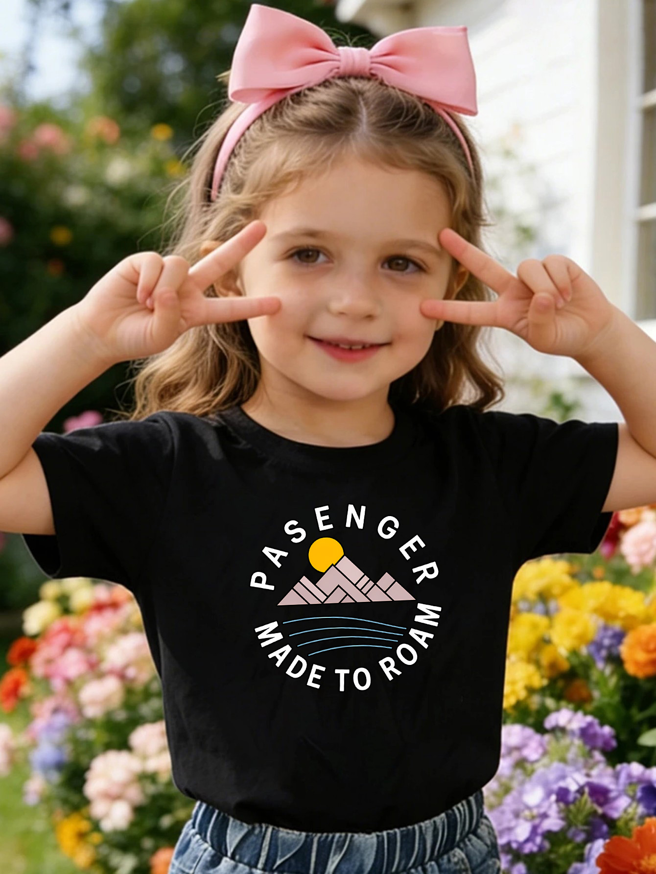 Kids Outdoor Adventure - Açık Hava Dağ Macerası Baskılı Çocuk