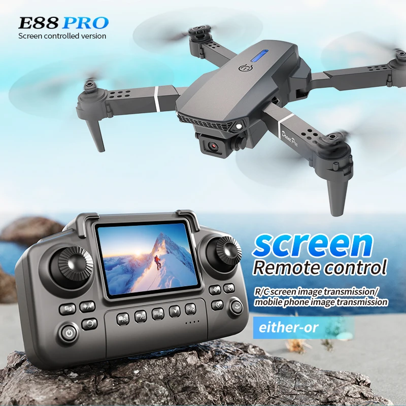 Kids Outdoor Activity Set - Profesyonel E88 PRO Drone ekranlı 8K