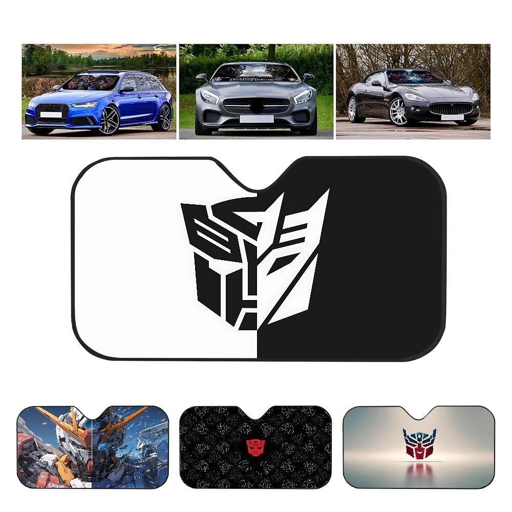 Kids Outdoor Car - T-Transformers Anime Araba Güneşliği UV Koruma