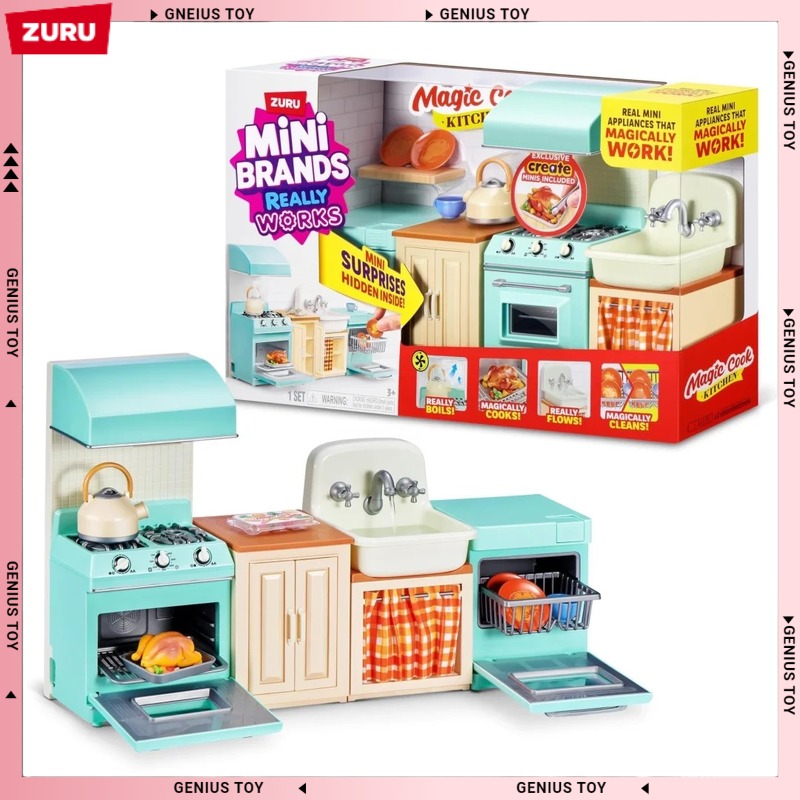 Kids Outdoor Kitchen Set - Zuru Mini Markalar Sihirli Aşçı Mutfak