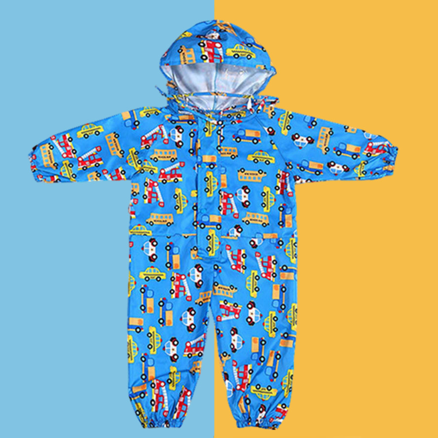 Kids Outdoor Overalls - Çocuklar yağmurluk tulum moda tam baskı