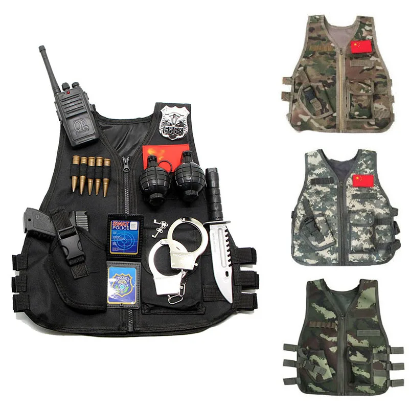 Kids Outdoor Vest - Açık çocuk yelek taktik erkek kız
