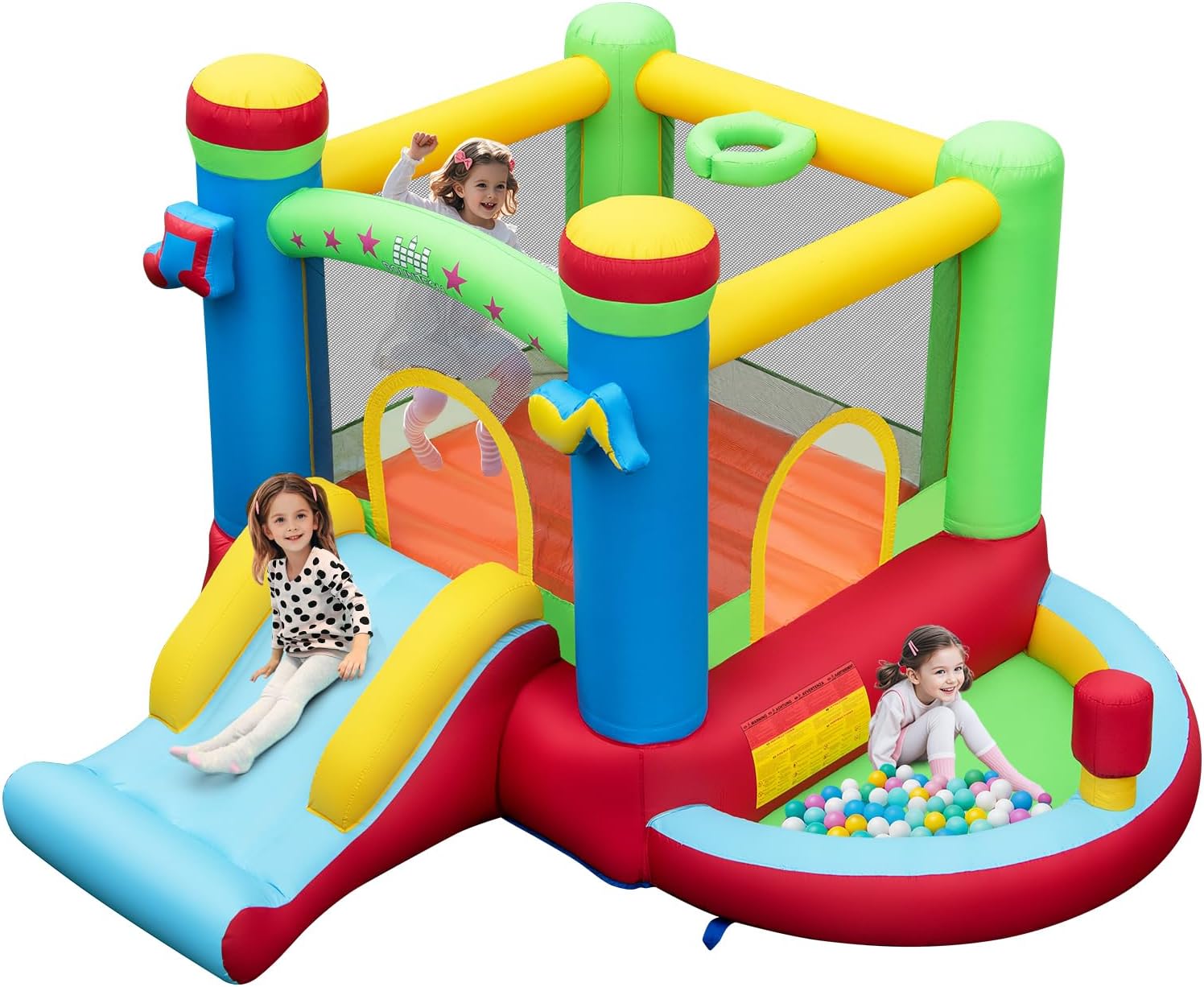 Kids Outdoor House - Top Havuzlu Şişme Oyun Evi, 3-12