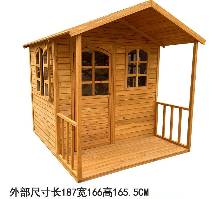 Kids Outdoor Wooden Playhouse - Sıcak Satışta Çevre Dostu Dayanıklı Açık