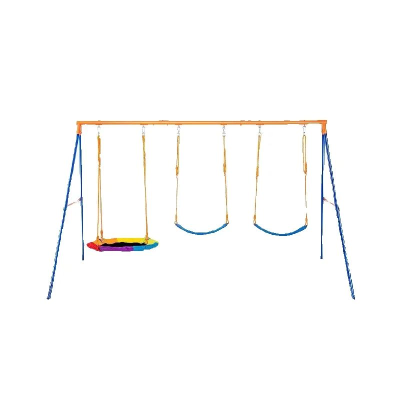 Kids Outdoor Swing Set - SucceBuy Arka Bahçe için Salıncak Setleri
