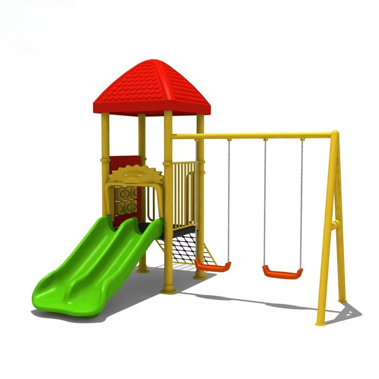Kids Outdoor Swing Set - Çelik Oyun Alanı Ekipmanları, Kompozit Salıncaklar,