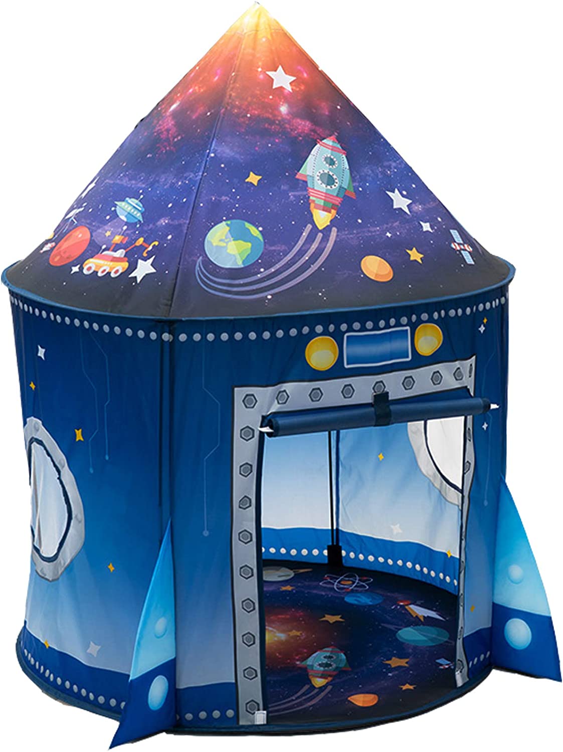 Kids Outdoor Fence - Roket Gemi Çocuk Çadırı Pop Up