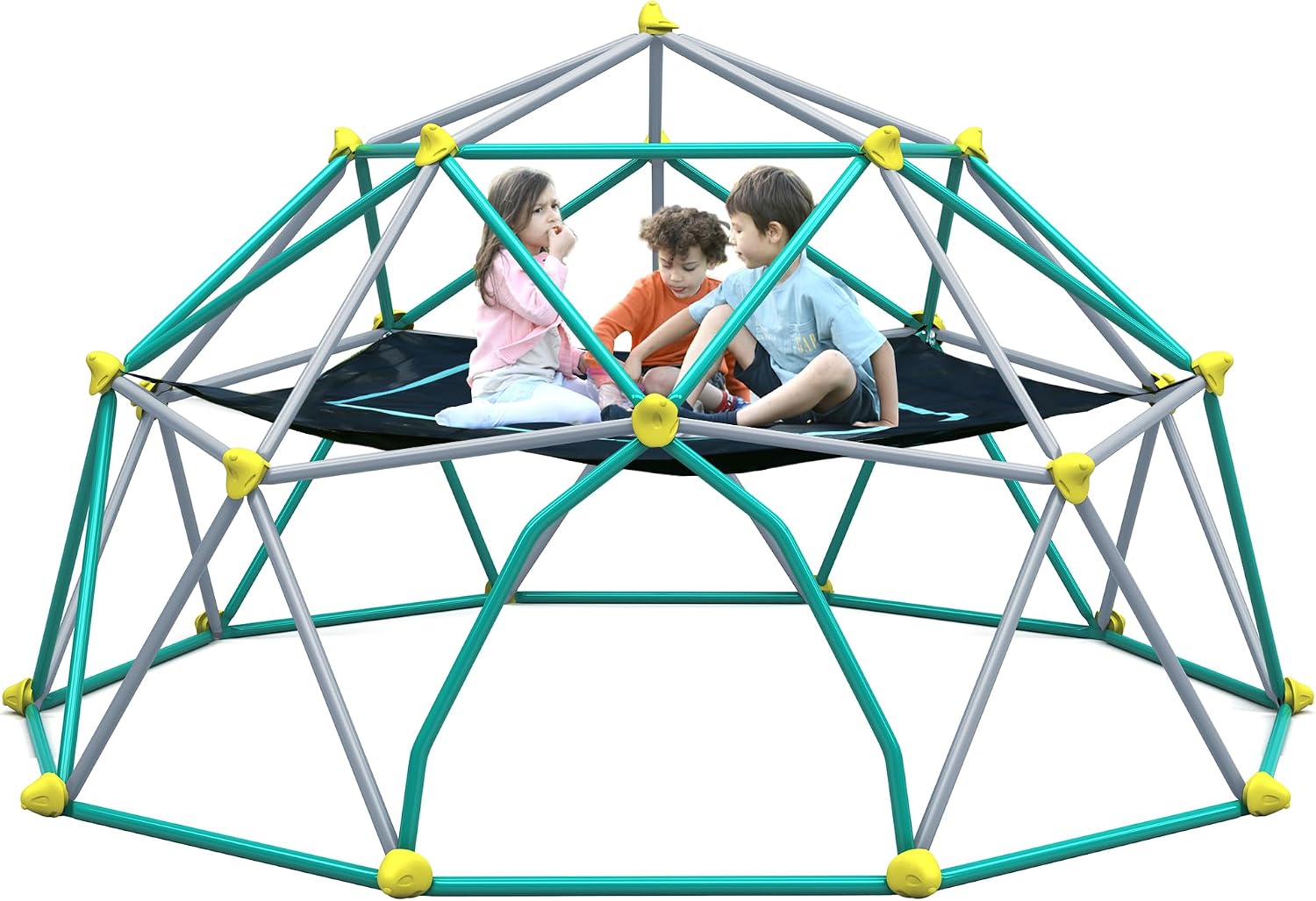 Kids Outdoor Jungle Gym Dome - 13 FT Tırmanma Kubbesi, 3-10 Yaş