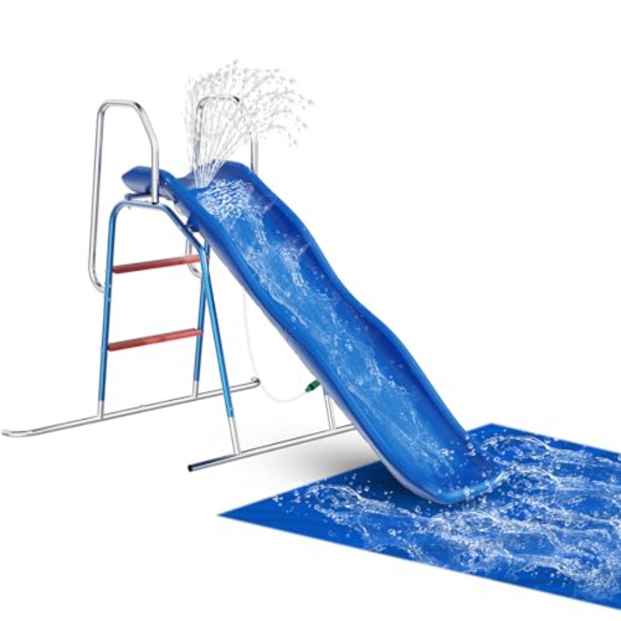 Kids Outdoor Zone - Çocuklar için arka bahçe su kaydırağı: