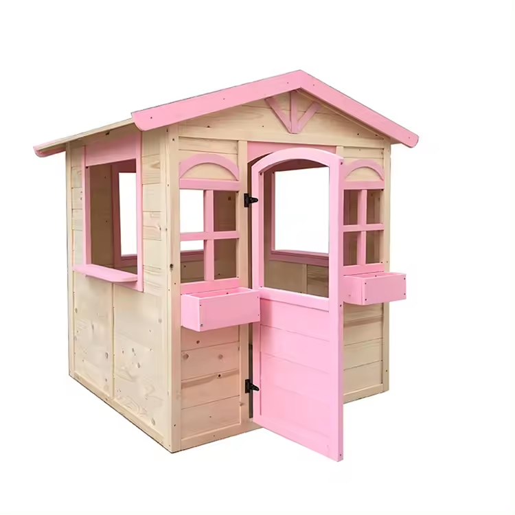 Çocuklar İçin Ahşap Oyun Evi,  - Kids Outdoor Wooden Playhouse incelemesi ve fiyatı