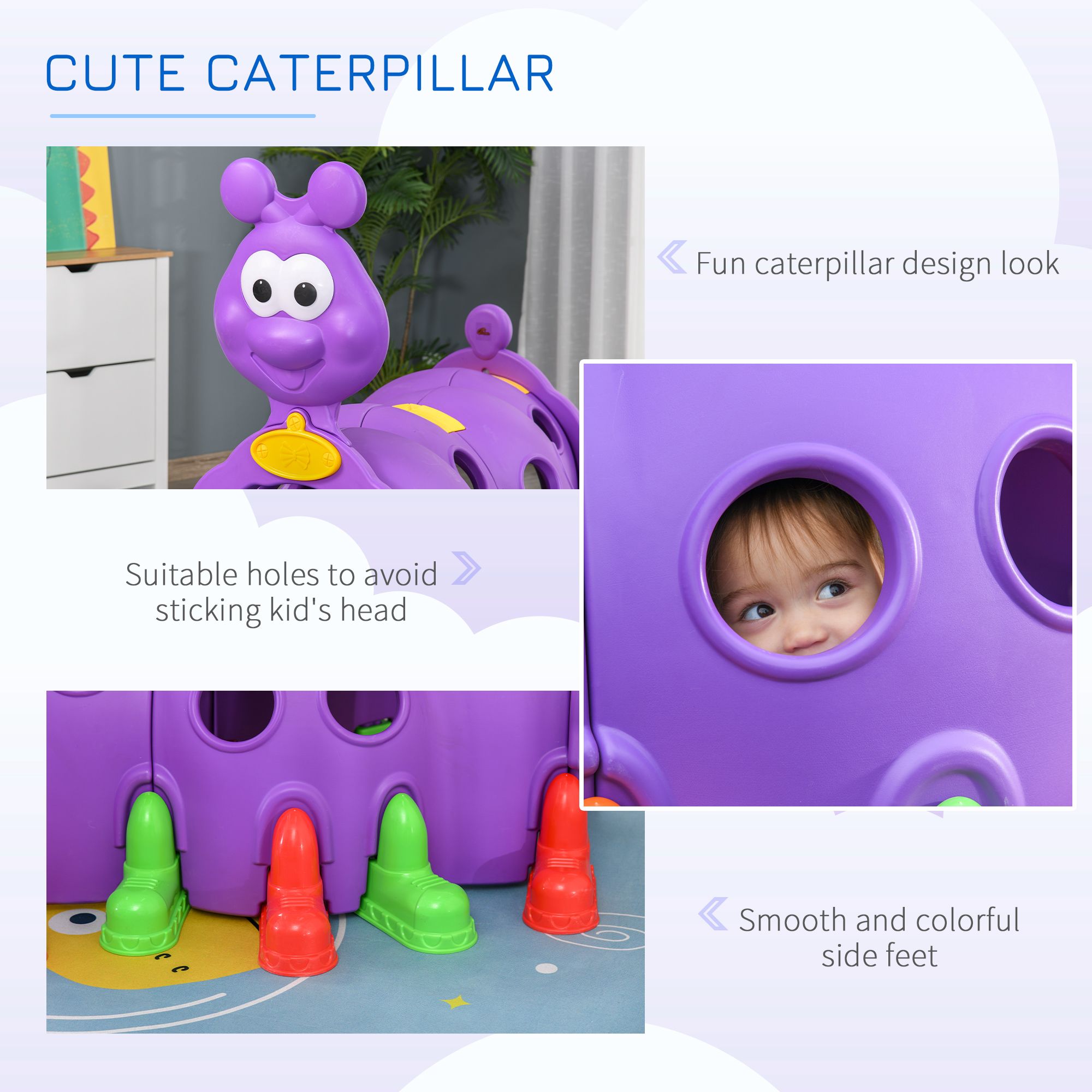 Çocuklar için Tırtıl Tırmanma  - Kids Outdoor Tunnel incelemesi ve fiyatı