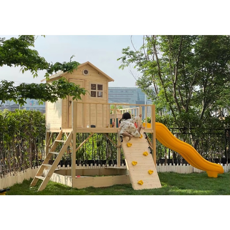 Açık Hava Ahşap Oyun Evi Çocuk - Kids Outdoor Wooden Playhouse incelemesi ve fiyatı