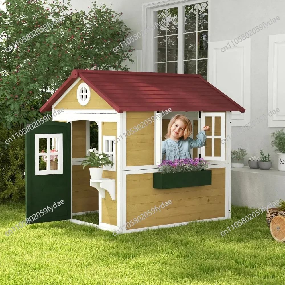 Açık Hava Çocuk Oyun Evi, Kapı - Kids Outdoor Wooden Playhouse incelemesi ve fiyatı
