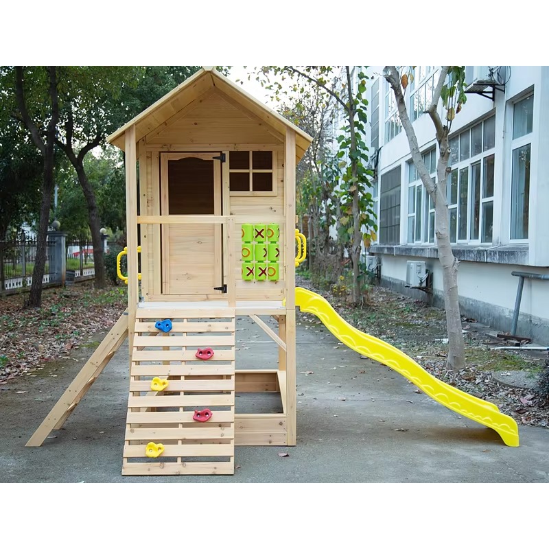 Çocuklar İçin Ahşap Dış Mekan  - Kids Outdoor Wooden Playhouse incelemesi ve fiyatı