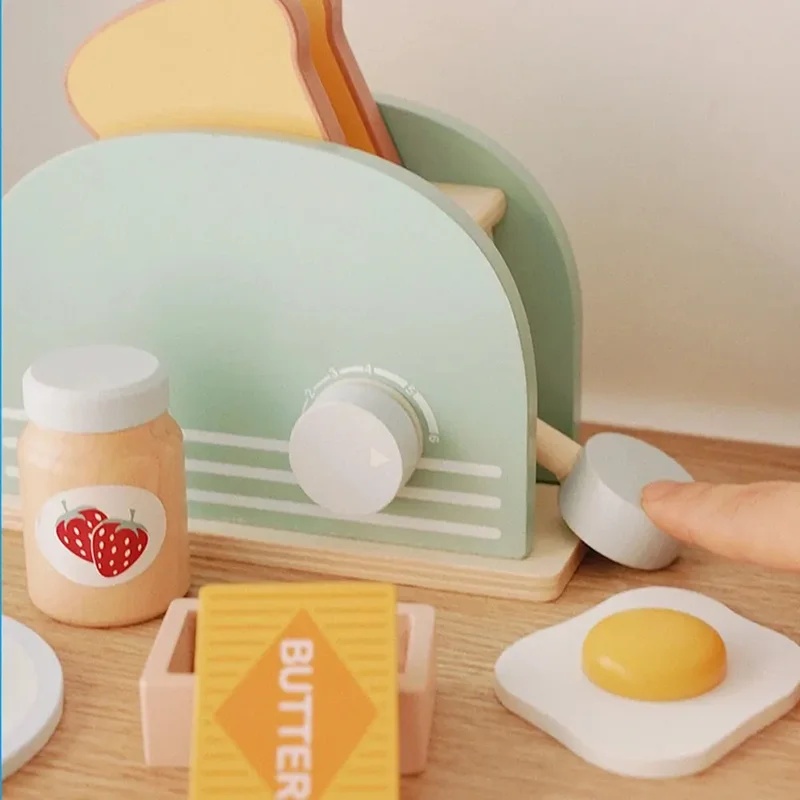Ahşap Simülasyon Tost Makinesi - Kids Outdoor Kitchen Set incelemesi ve fiyatı