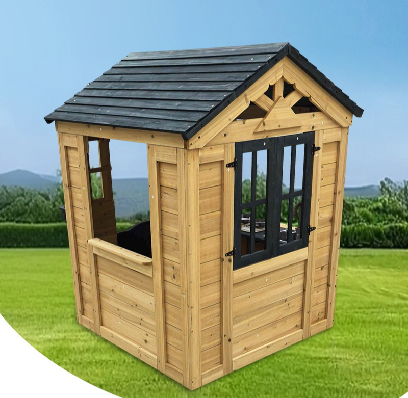 Açık Hava Bahçe Ahşap Çocuk Oy - Kids Outdoor Wooden Playhouse incelemesi ve fiyatı