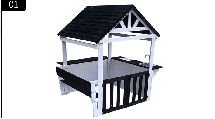 Açık Hava Bahçe Ahşap Çocuk Oy - Kids Outdoor Wooden Playhouse incelemesi ve fiyatı