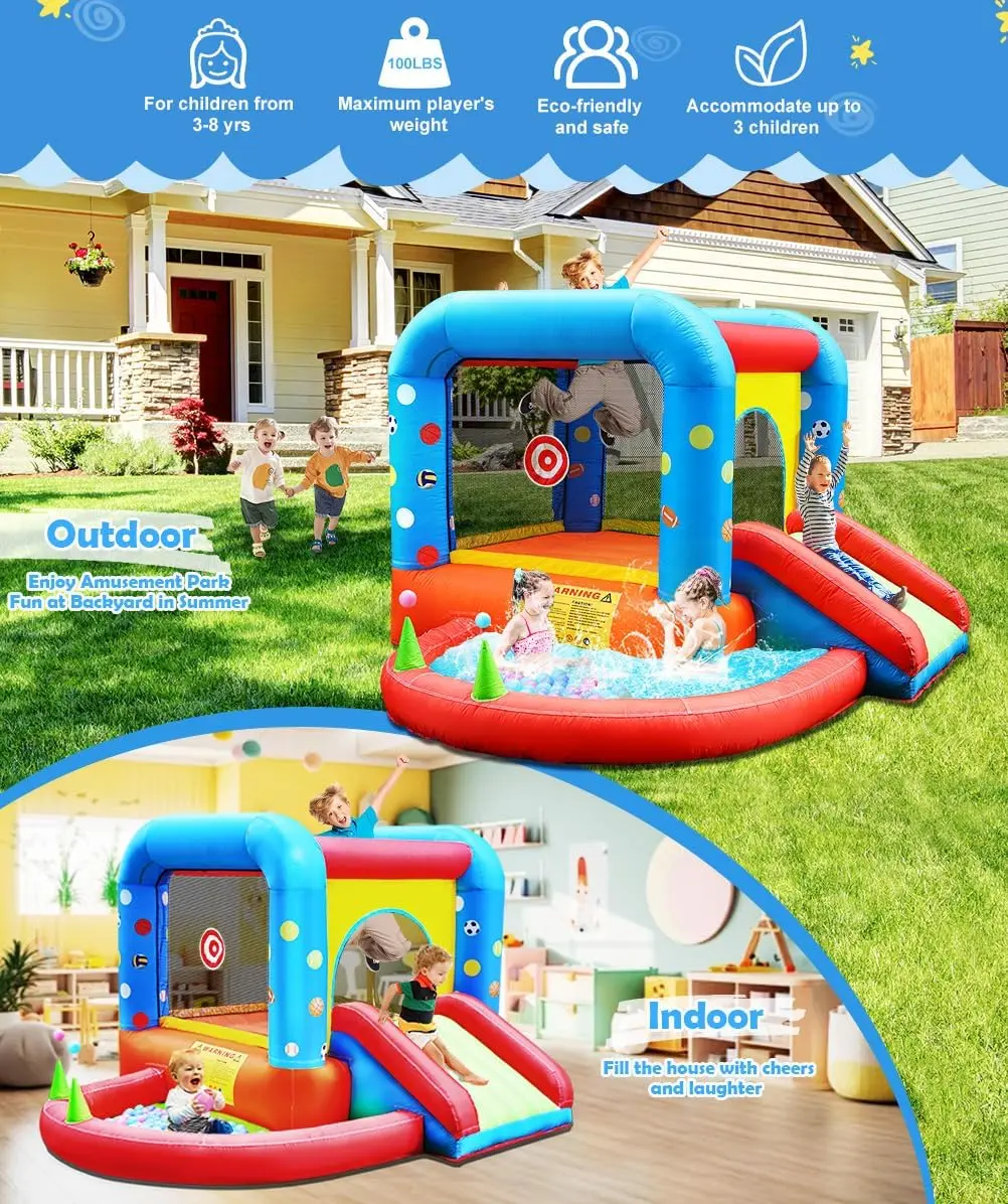 Step4Fun Şişme Oyun Evi, Çocuk - Kids Outdoor House incelemesi ve fiyatı