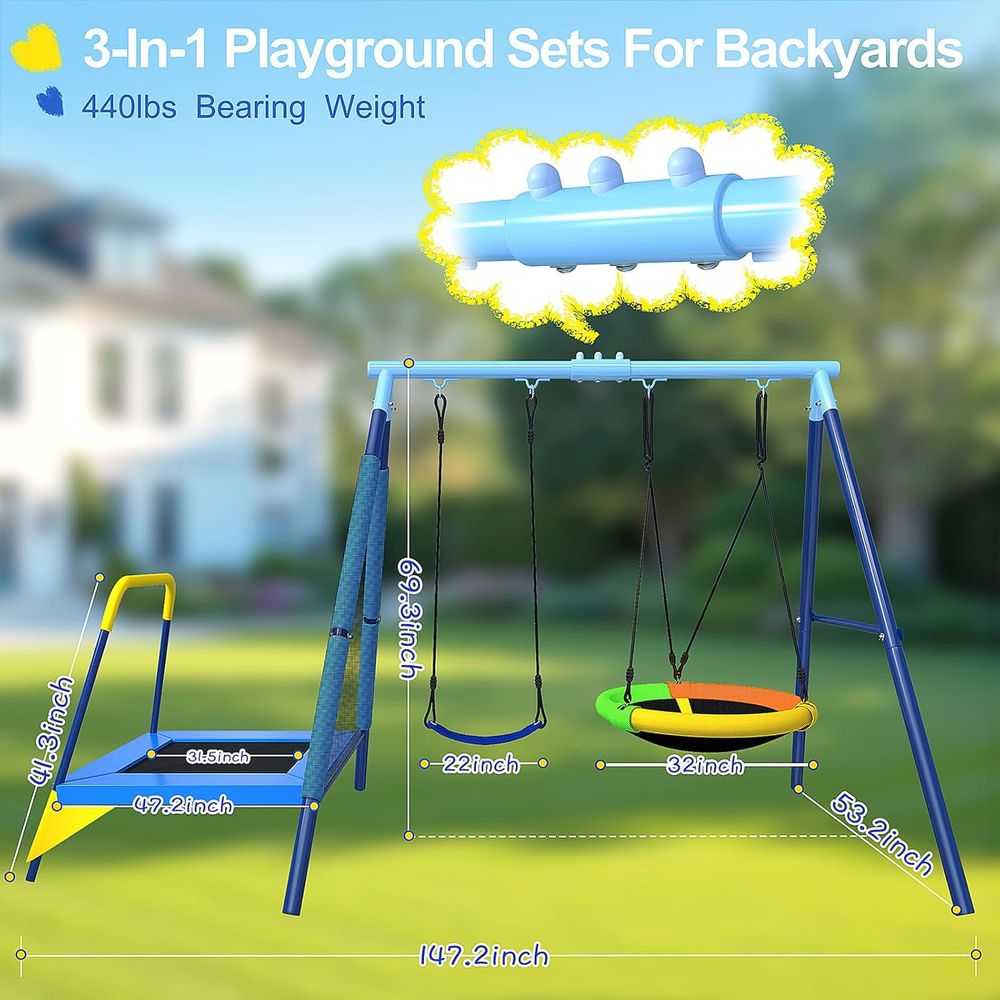 3'ü 1 arada Çocuk Salıncağı (T - Kids Outdoor Zone incelemesi ve fiyatı