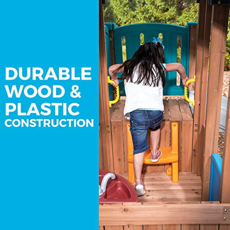 Ormanlık Macera Oyun Evi ve Ka - Kids Outdoor Wooden Playhouse incelemesi ve fiyatı