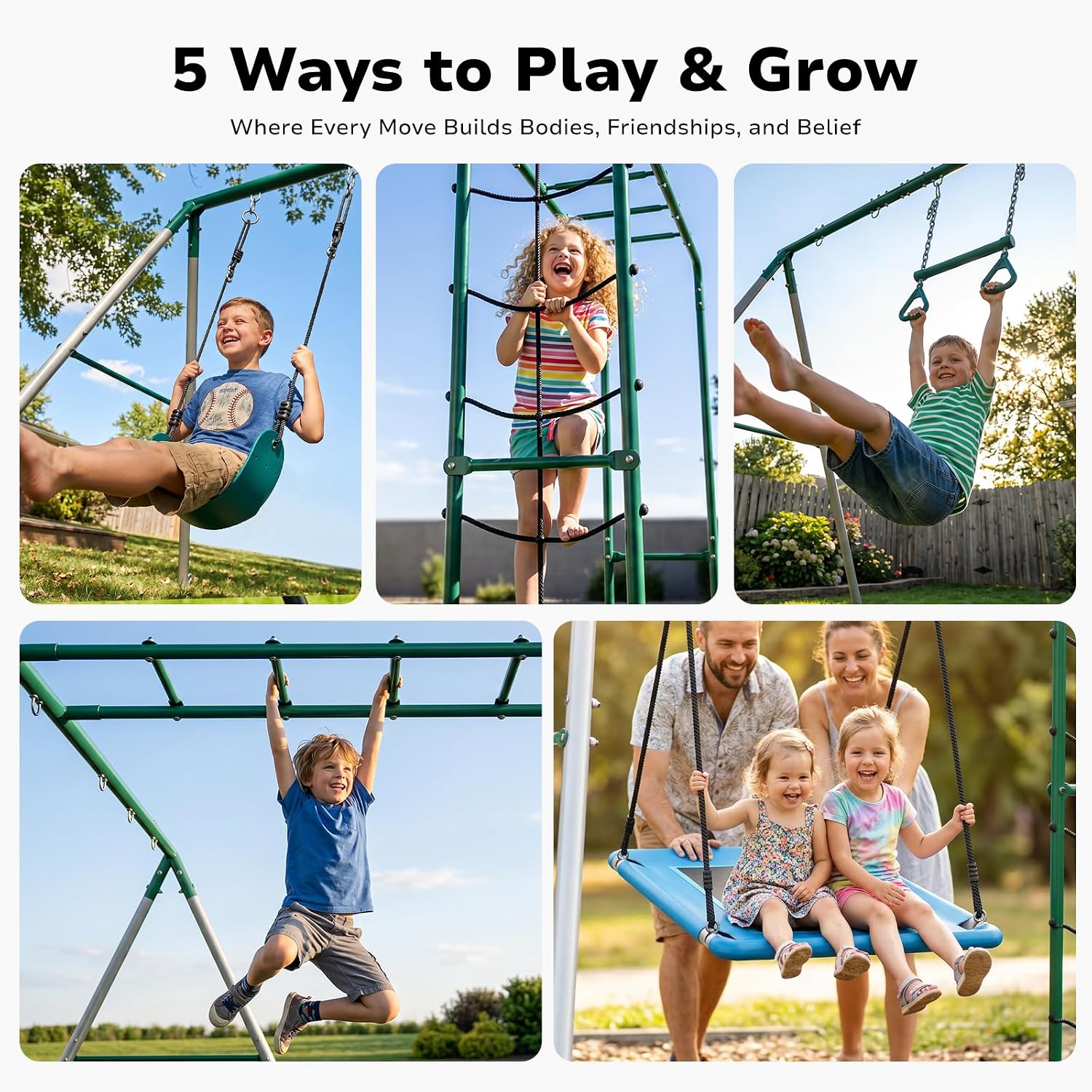 Maymun Çubuklu Arka Bahçe Salı - Kids Outdoor Monkey Bar Set incelemesi ve fiyatı