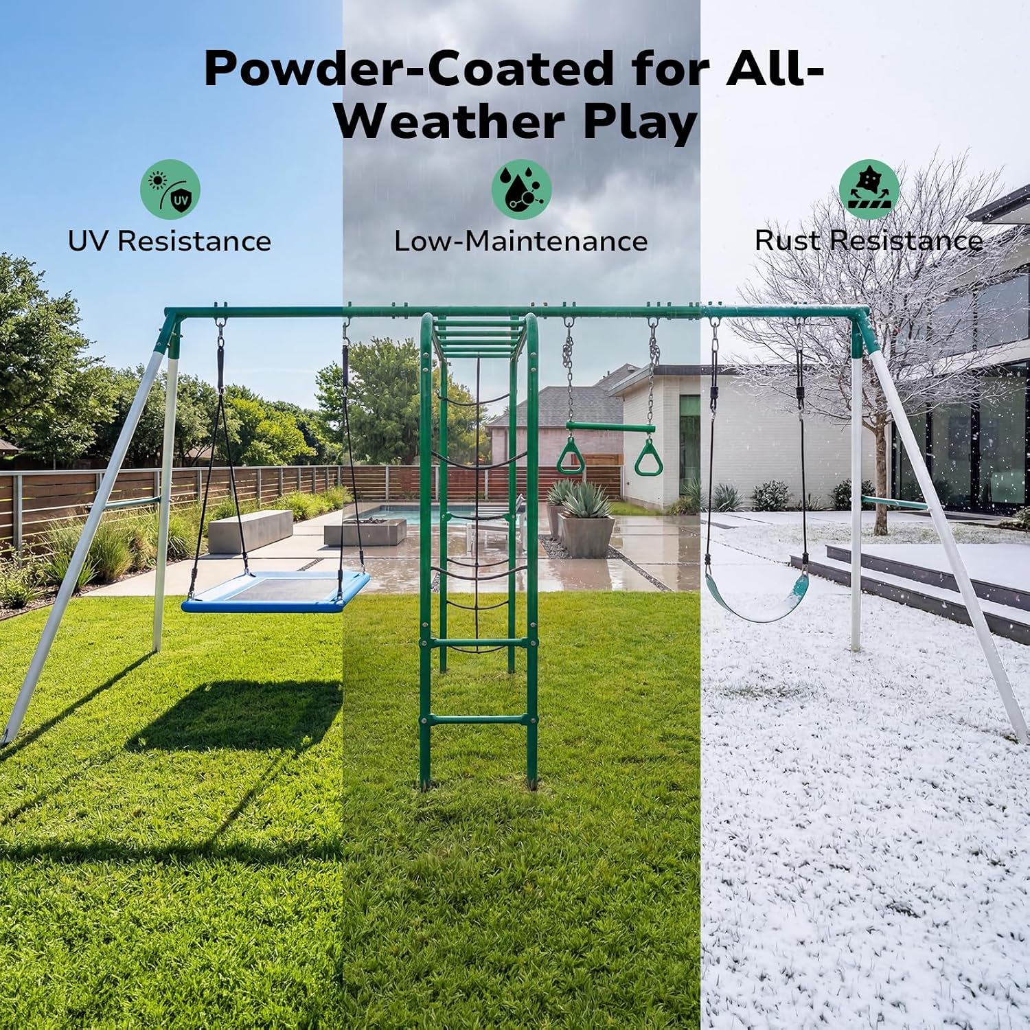 Maymun Çubuklu Arka Bahçe Salı - Kids Outdoor Monkey Bar Set incelemesi ve fiyatı
