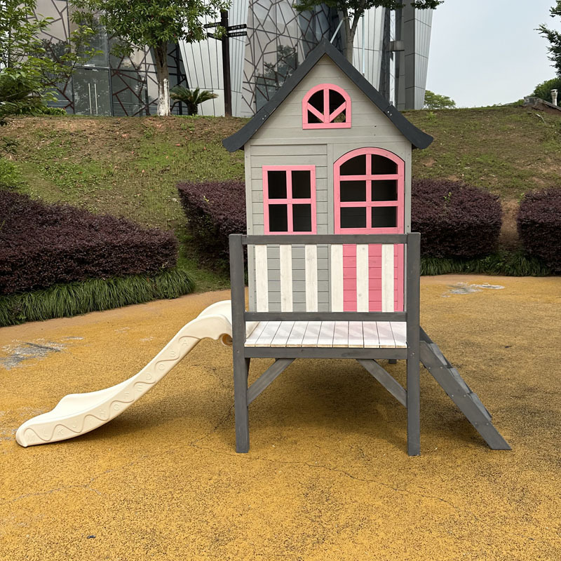 Çocuklar için kütük ev, ağaç,  - Kids Outdoor Wooden Playhouse incelemesi ve fiyatı