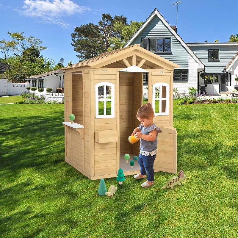 Çocuklar İçin Modern Klasik Ah - Kids Outdoor Wooden Playhouse incelemesi ve fiyatı