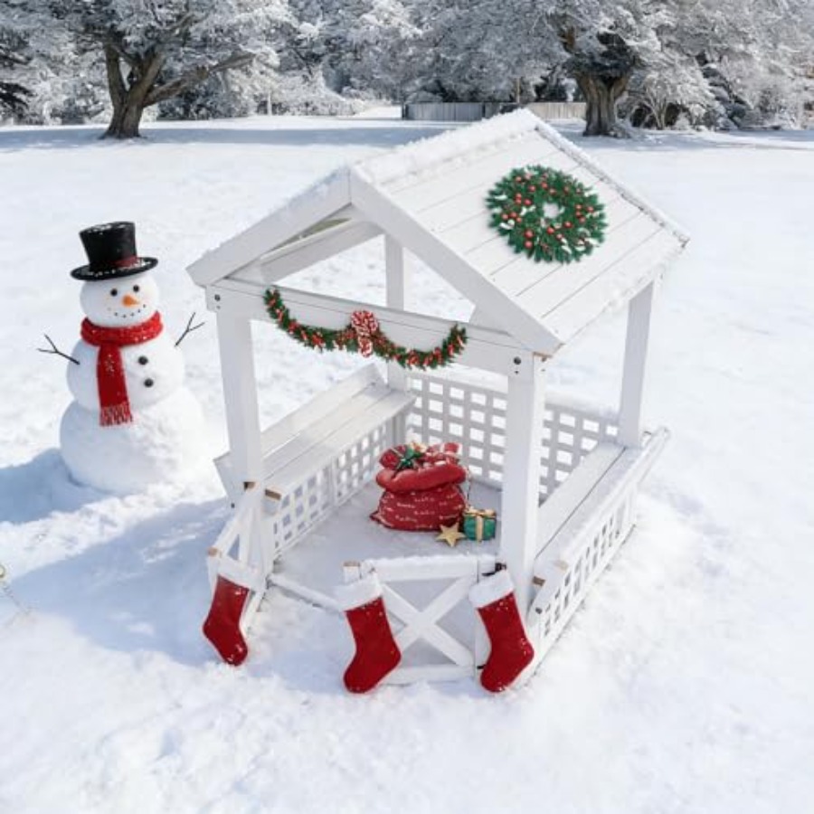2-8 Yaş Arası Çocuklar İçin Ah - Kids Outdoor Wooden Playhouse incelemesi ve fiyatı