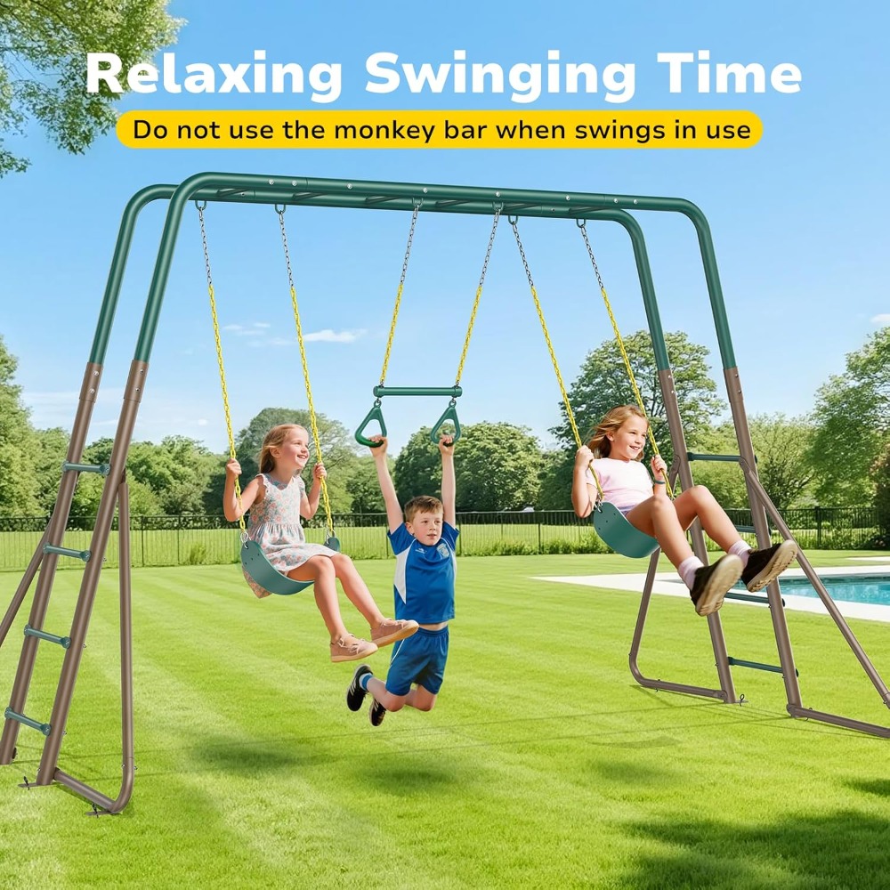Çocuklar için Bahçe Kullanımın - Kids Outdoor Monkey Bar Set incelemesi ve fiyatı