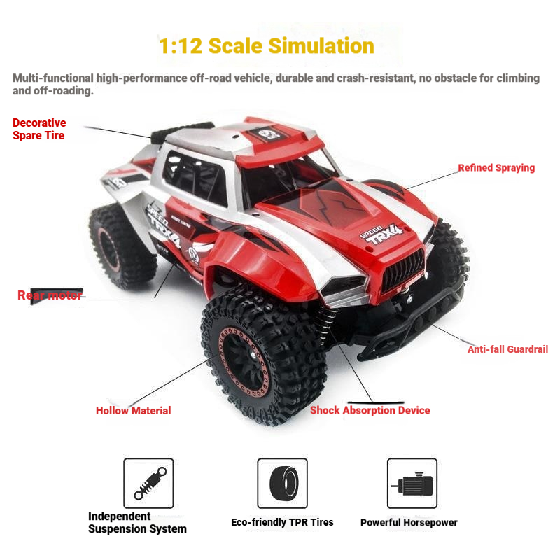 2.4g Rc Kısa Yol Kamyonu Yükse - Kids Outdoor Dirt Toys incelemesi ve fiyatı