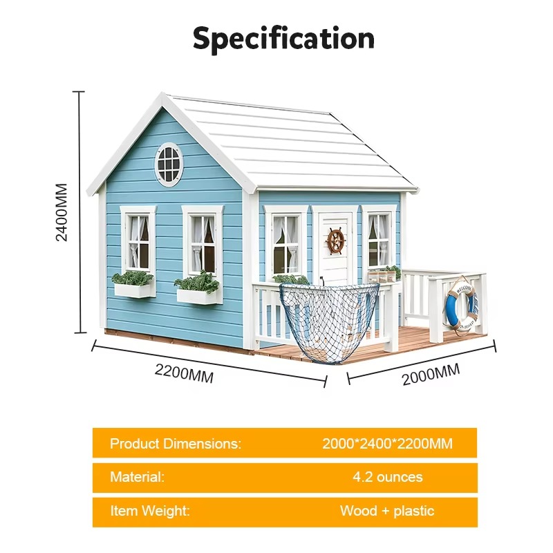 Açık Hava Bahçe Kulübesi Çocuk - Kids Outdoor Wooden Playhouse incelemesi ve fiyatı