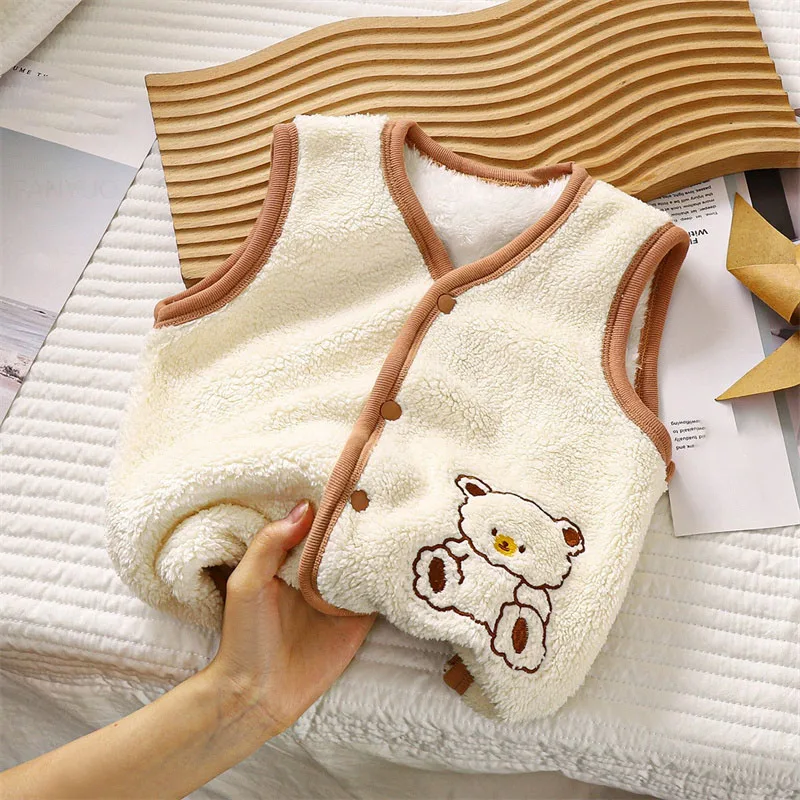 Kış Çocuk Açık Peluş Yelek Son - Kids Outdoor Vest incelemesi ve fiyatı